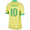 Maglie da calcio Brasil 2024 Copa America 2 Danilo 10 Neymar Jr 13 Dani Alves 9 Jesus 18 Antony 1 Alisson 15 Joao Gomes 14 Bruno 6 Wendell National Team Shirt Kit