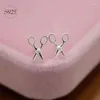 Boucles d'oreilles Stud Femmes D 925 Sterling Silver Scissors Jewelry Gtle520