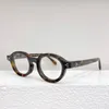 Sunglasses Frames CORBY Japanese True Vintage Eyeglasses Frame Thick Acetate Round Designer Brand Classical Handmade Eyewear