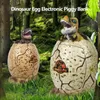 Boîte à argent de dinosaure de caricot animé électronique pour enfants pour enfants 3 en 1 Mot de passe Banques SAVE