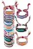 Bracelets pour femmes amitié Modèles géométriques Bracelets d'amitié tissés népal