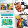 Baby Teppiche Playmats fühlten Brettgeschichten Montessori 3D Story Book Familie Interactive Vorschule frühe Lernen Kleinkinder Spielzeug für ot6ck