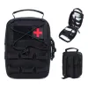 Sacs EDC Médical Pouche survie EMT Sac à outils d'urgence Pack Pack Military Camping Hunting Poux Tactical MOLLE MOLLE First Aid Kit Sac