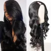 fashion brazilian body wave u part wig 150 density brazilian human hair wigs nature color 20inch36074995816299