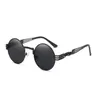 Yuvarlak güneş gözlükleri Steampunk Erkekler Metal Çerçeveli Kadın Moda Gözlükleri Retro Vintage Güneş Gözlüğü UV400 Ucuz Eyewear2529581