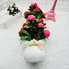 Декоративные цветы смоделировать растение бонсай в горшках цветочных цветов искусственное зеленое озеленение