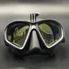 Mirror Lens Professional Scuba Diving Mask Snorkelling Set for Adults Dive Swim Underwater Glasses with Mount 240407