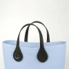 Bags Tanqu flat Short Long handles Edge Painting D Faux Leather Handles for Obag Handles for EVA O Bag flat handle