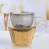 Mesh Stainless 7.2Cm Strainers Metal Steel Diameter Reusable Infuser Spice Filter Teapot Tea Strainer Kitchen Tool Th0758