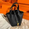 Mode dames koppeling bucket Bag portemonnee lederen crossbody shop designer tassen lady schouderreizen handtas buiten zwart onderarm pochette luxe plunje tassen