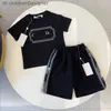 New Designer Style Children's Clothing Sets For Summer Boys And Girls Sports Suit Baby Infant Short Sleeve Clothes Kids Set 2-12 Years AAA