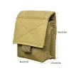 Förpackar Tactical Molle EDC Pouch Magazine Cigarett Pouch midja Pocket Airsoft Ammo Bag Militärjakt Tillbehör Gadget Gear Pouch