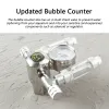 Aquariums Dual Ways Co2 Regulators with Bubble Counter for Aquarium Fish Tank Single Stage Co2 Kit System for Planted Aquarium Supplies