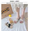 Summer Shoes Woman Sandals Flat Sandalias Mujer Thin Strips Gladiator Beach Ladies Flip Flops Slides 2023 240409