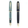 Pennor Nya 2st Jinhao 9019 Dadao Fountain Pen Akryl Transparent Spin Pen 40mm NIB Stationery Office School Supplies Writing Gift Pen Pen Pen