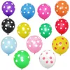 Thicken Latex Colorful 100Pcs/Lot Polka Dot Balloons Iatable Air Balls Wedding Birthday Festival Party Balloon Decor Th1233