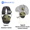 Accessoires Bluetooth 5.1 Antinoise Shooting Headset Elektronische Schießen Ohrschützer Jagdtaktik Headset Hörschutz Ohrschützer