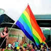 プライドレズビアンバナートランスジェンダーゲイ90x150cm LGBTレインボウバナーポリエステルフラッグサプライズデコレーションレインボーフラグTH0020S