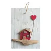 Ornement de maison en bois en bois flotté pour le mur artisanal salon décoration de chambre à coucher cadeau pour la fête des mères pour maman grand-mère amant 240403