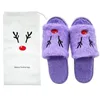 Slippers Kerstmis Elk Antlers Plush Open Teen Sandalen Verkopen Mode en schattig Home Non-Slip Warm Festival