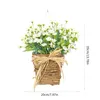 Decorative Flowers KX4B Durable Artificial Baskets Long Lasting And Fade Resistant Fake Plant Suitable For Any Occasion
