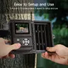 Kameras Boblov 1080p 30MP HD Hunting Trail Kamera Farm Home Scouting Nachtsicht Falle 0,3s Trigger Wildlife Camera Überwachung