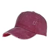 Chapéus de festa Criss Cross Ponytail Hat Cap Beisebol Washed morre