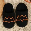 Slippers Winter Cotton femmes hommes chaussures chaudes douces