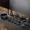 Tea Trays Bone China Kungfu Set Porslin Chinese Matcha Luxury Bubble Pet Ceremonytetera de Ceramica Jingdezhen