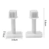 Toilet Seat Covers Useful Durable Bathroom Hinge Screws Plastic Bolts 2 Washers 6cm Screw High Quality Spare Parts