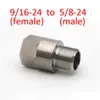 Fuel Filter 9/16-24 Female To 5/8-24 Male Adapter Stainless Steel Thread Soent Trap Threads Changer Ss Screw Converter Drop Delivery A Dhquf