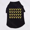 Stylish Printed Dog Shirt Summer Thin Pet Crew Neck Sweatshirt Designer Schnauzer French Bucket Bichon Cat Clothes