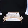 Clips de cheveux Couronne de mariage Tiara Crystal Metal Bridal Jewelry Accessoires Party Party Holiday Birthday Fit for Girls