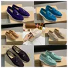 Top Luxurys Lora Pianas Loafers Women Men Dress Shoes Designer Fashion Business Leather Flat Low Suede Cow Oxfords Casual Moccasins Lazy Shoe size 35-47