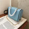 Sacs à bandouliers célèbres Perle Small Square Sac 2024 Fashion Fashion High Quality Hadies Crossbody Purse et sac à main C C