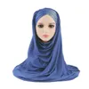 Ethnic Clothing Muslim Women's Headscarf High Quality Brushed Long Scarf Sequin Pleated Hijab Malay Comfortable Hat