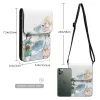 Bags Genshin Impact Shoulder Bag Venti X Lumine Female Gifts Mobile Phone Bag Retro Leather Office Bags