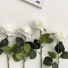 Decorative Flowers 10Pcs Feel Moisturizing Realistic Rose Artificial Wedding Decoration Fake Home Party Table Layout Floral