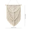 Tapestries 2024 Design Elegant Macrame Tapestry Wall Hangende Boemische handwerk geweven modern chic boho huizendecoratie