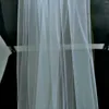 Brudslöjor MMQ M114 Veil med pärlflorsapplikation Deco Kort längd 1 lager mjuk tyllkam för bröllopsfest novia 2024