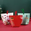 Candy Santa Box Eve Christmas Claus Present Opaking Paper Torka Święte drzewo Tree Wzór Snowflake Kid