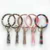 Kolor Key Ring Tassel Solid Wisianty Rainbow Okrągły kształt Bransoletka samochód kluczyka kluczyka wisiorka Pierścienie magazynowe Ozdoby Ozdoby TH1309 Łańcuch S.