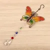 Figurki dekoracyjne Dragonfly/Butterfly Hangable Crystal Dekoracja Kolorowy pokój wisiorek do domu