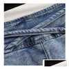 Kvinnors plus size byxor l-5xl y2k denim en linjekjol för kvinnor hög midja fi sommar veckade jean kjolar kvinnliga vintage korea kläder z dhyyc