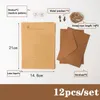 Geschenkverpackungsbrief Lieferungen Vintage European Style Mailer Set Kraft Paper Hüllkurve Umschläge Pad Schreiben