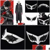 Parti Dekorasyon Persona 5 Kahraman Arsene Joker Maskesi Cosplay Abs Kurusu Akatsuki Prop rolü Cadılar Bayramı Aksesuar H0910 Bırak Deli Dhkeg