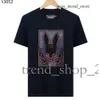 Physcho Bunny Rabbit Polo T Shirt Designer Mens T-shirt Trendry Fashion USA High Street Short Sleeve Tshirts Clothing Streetwear Psychological Bunny Psyco Bunny 744