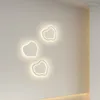 Wandlamp Minimalistisch bedkamer Slaapkamer Simple Moderne LED -lampen Creatieve ontwerper Woonkamer Studie Aisle