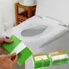 Tuvalet koltukları tek kullanımlık kağıt seyahat kampı el banyo aksesuarları su geçirmez çözünür su