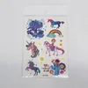 1PCS Glitter Cartoon Synicorn Syrenka Tymczasowe naklejki na tatuaż dzieci Wodoodporne tatoo Art Fake Tattoos Dekoracja 240418